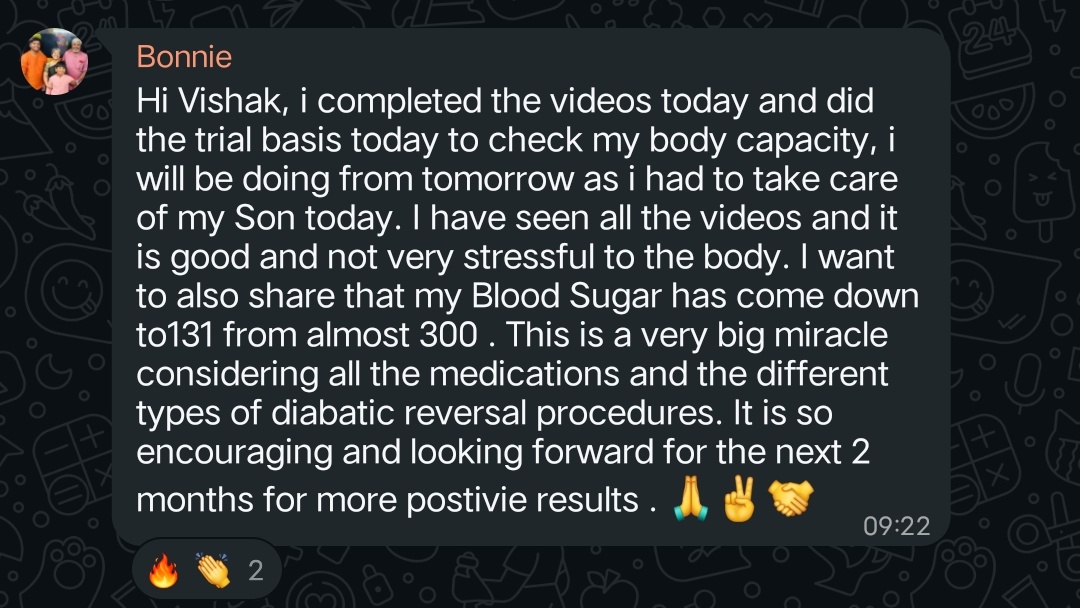 Client message - Bonnie progress