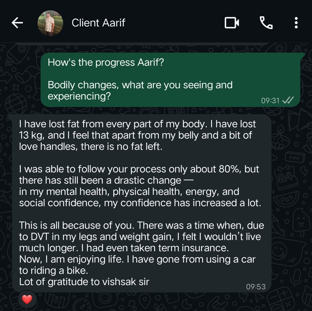 Client message - Aarif
